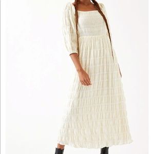 Lucca Couture Rue Smocked Bodice Maxi Dress